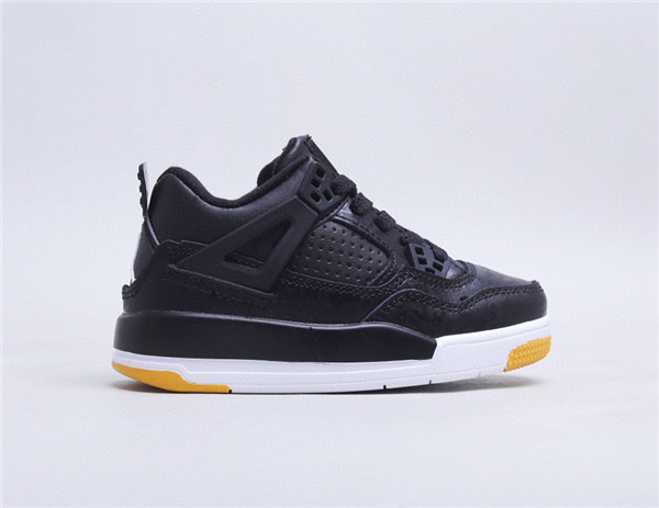 Youth Running weapon Super Quality Air Jordan 4 Black Shoes 030 Youth Running weapon Super Quality Air Jordan 4 Black Shoes 030